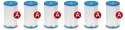 6 x Filtr do pompy komplet Typ A INTEX 29000 INTEX