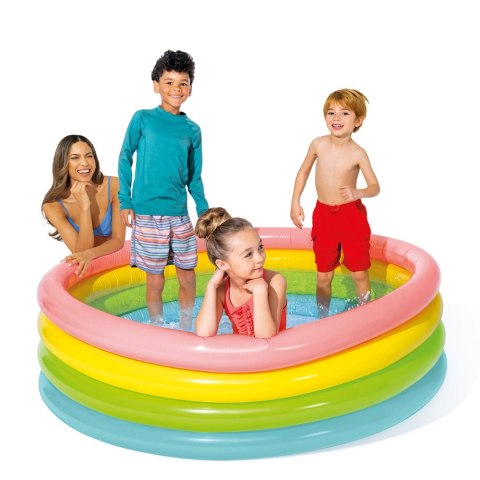 Basen dmuchany Tęcza 4 pierścienie 168 x 46 cm INTEX 56441 INTEX Basen dmuchany Tęcza 4 pierścienie 168 x 46 cm INTEX 56441 INTEX