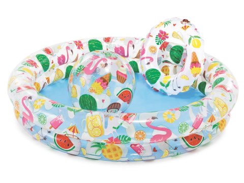 Basen dmuchany kółko i piłeczka zestaw 122 x 25 cm INTEX 59460 INTEX Basen dmuchany kółko i piłeczka zestaw 122 x 25 cm INTEX 59460 INTEX