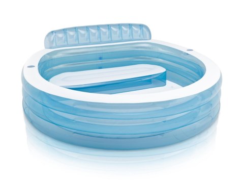 Basen dmuchany z ławeczką 229 x 218 x 79 cm INTEX 57190 INTEX Basen dmuchany z ławeczką 229 x 218 x 79 cm INTEX 57190 INTEX