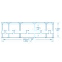 Basen ogrodowy stelażowy 366 x 122 cm 6w1 Bestway 56420 Bestway