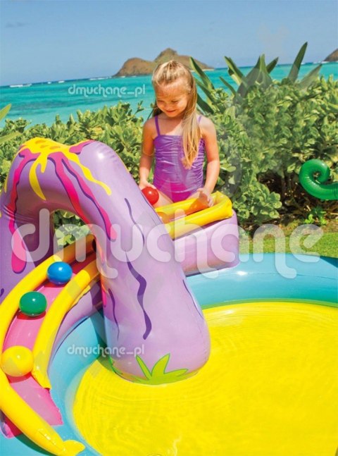 Dmuchany plac zabaw Dinozaury 302 x 229 x 112 cm INTEX 57135 INTEX Dmuchany plac zabaw Dinozaury 302 x 229 x 112 cm INTEX 57135 INTEX