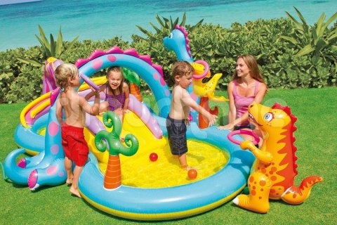 Dmuchany plac zabaw Dinozaury 302 x 229 x 112 cm INTEX 57135 INTEX Dmuchany plac zabaw Dinozaury 302 x 229 x 112 cm INTEX 57135 INTEX