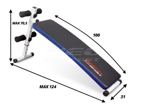 Ławeczka skośna do ćwiczeń Neo-Sport NS-05 Neo-Sport Ławeczka skośna do ćwiczeń Neo-Sport NS-05 Neo-Sport