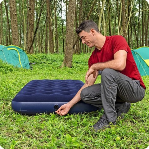 Materac dmuchany 188x99x22 cm jednoosobowy Bestway 67001 Bestway Materac dmuchany 188x99x22 cm jednoosobowy Bestway 67001 Bestway