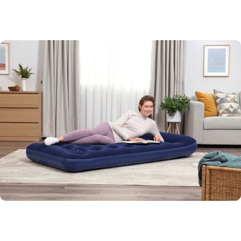 Materac dmuchany 188x99x22 cm z wbudowaną pompką nożną Bestway 67224 Bestway Materac dmuchany 188x99x22 cm z wbudowaną pompką nożną Bestway 67224 Bestway