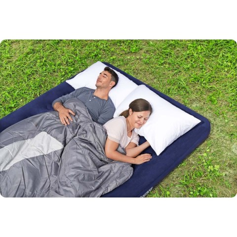 Materac dmuchany 203x152x22 cm z pompką tłokową Bestway 67003 Bestway Materac dmuchany 203x152x22 cm z pompką tłokową Bestway 67003 Bestway