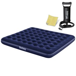 Materac dmuchany 203x183x22 cm z pompką tłokową Bestway 67004 Bestway