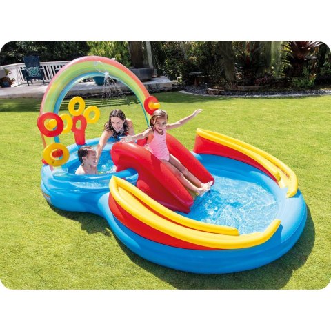 Plac zabaw dmuchany Tęcza 297 x 193 x 135 cm INTEX 57453 INTEX Plac zabaw dmuchany Tęcza 297 x 193 x 135 cm INTEX 57453 INTEX