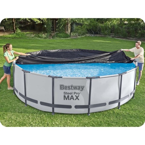 Pokrywa do basenu stelażowego 366 cm Bestway 58037 Bestway Pokrywa do basenu stelażowego 366 cm Bestway 58037 Bestway