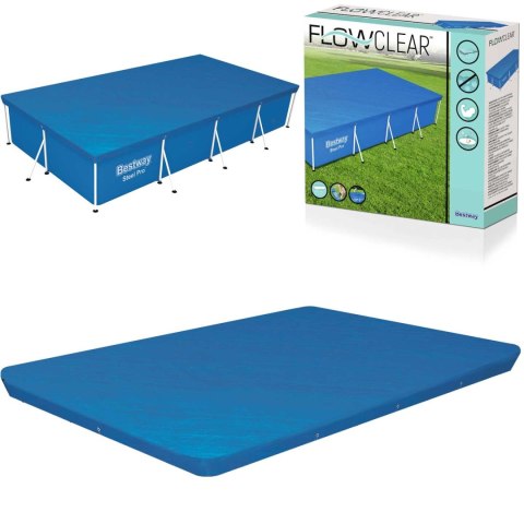 Pokrywa do basenu stelażowego 400 x 211 cm Bestway 58107 Bestway Pokrywa do basenu stelażowego 400 x 211 cm Bestway 58107 Bestway