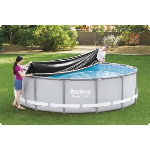 Pokrywa do basenu stelażowego 427 cm Bestway 58248 Bestway Pokrywa do basenu stelażowego 427 cm Bestway 58248 Bestway