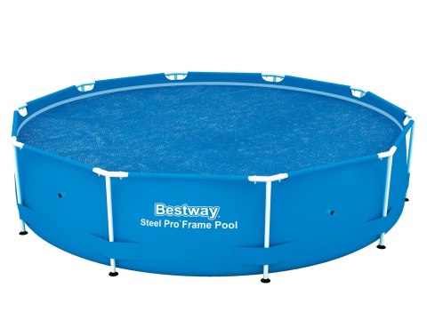 Pokrywa solarna do basenów stelażowych 305 cm Bestway 58241 Bestway Pokrywa solarna do basenów stelażowych 305 cm Bestway 58241 Bestway