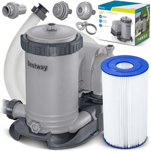 Pompa filtrująca do basenów 9463L/h Bestway - 58391 Bestway Pompa filtrująca do basenów 9463L/h Bestway - 58391 Bestway