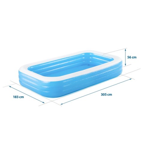 Basen dmuchany dla dzieci 305 x 183 x 56 cm Bestway 54009 Bestway Basen dmuchany dla dzieci 305 x 183 x 56 cm Bestway 54009 Bestway