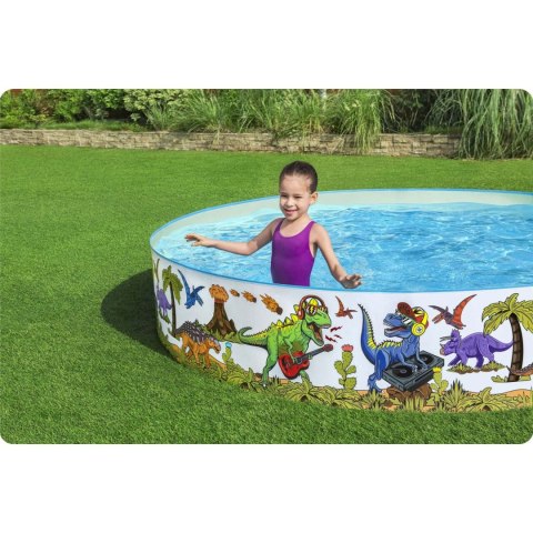 Basen ogrodowy Dinozaury 244x46cm Bestway 55001 Bestway Basen ogrodowy Dinozaury 244x46cm Bestway 55001 Bestway