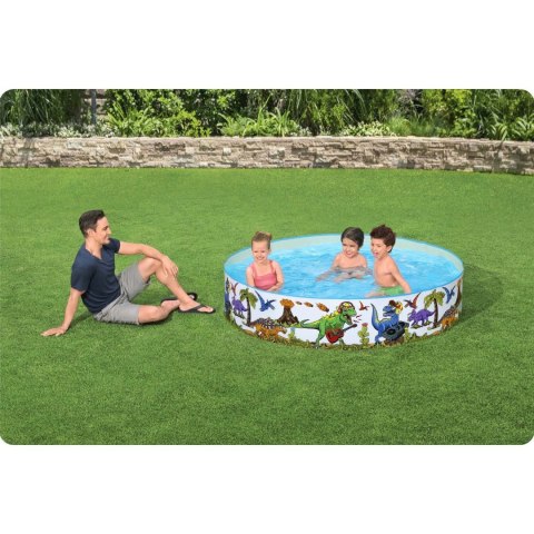 Basen ogrodowy dla dzieci Dinozaur 183 x 38 cm Bestway 55022 Bestway Basen ogrodowy dla dzieci Dinozaur 183 x 38 cm Bestway 55022 Bestway