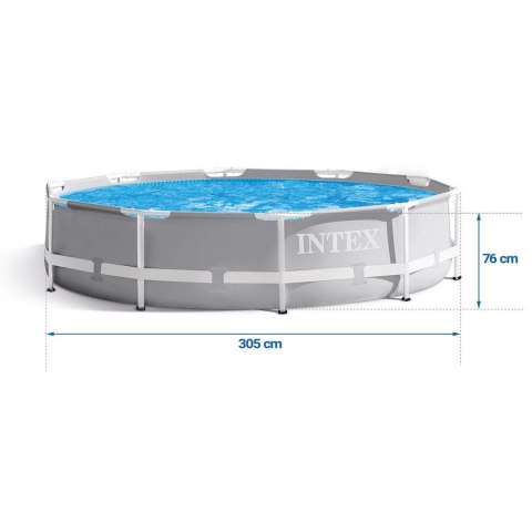 Basen ogrodowy stelażowy 305 x 76 cm zestaw 3w1 INTEX 26702 INTEX Basen ogrodowy stelażowy 305 x 76 cm zestaw 3w1 INTEX 26702 INTEX