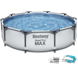 Basen ogrodowy stelażowy 305 x 76 cm zestaw 4w1 Bestway 56406 Bestway