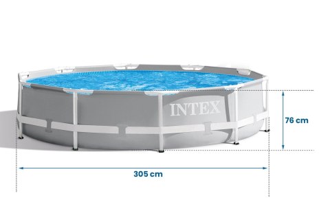 Basen ogrodowy stelażowy 305 x 76 cm zestaw 6w1 INTEX 26700 INTEX Basen ogrodowy stelażowy 305 x 76 cm zestaw 6w1 INTEX 26700 INTEX