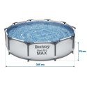 Basen ogrodowy stelażowy 305 x 76 cm zestaw 9w1 Bestway 56408 Bestway