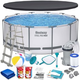 Basen ogrodowy stelażowy 366 x 122 cm zestaw 18w1 Bestway 56420 Bestway