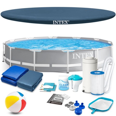Basen ogrodowy stelażowy 366x76 16w1 INTEX 26712 INTEX Basen ogrodowy stelażowy 366x76 16w1 INTEX 26712 INTEX