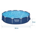 Basen ogrodowy stelażowy 366 x 76 cm Bestway 56706 Bestway