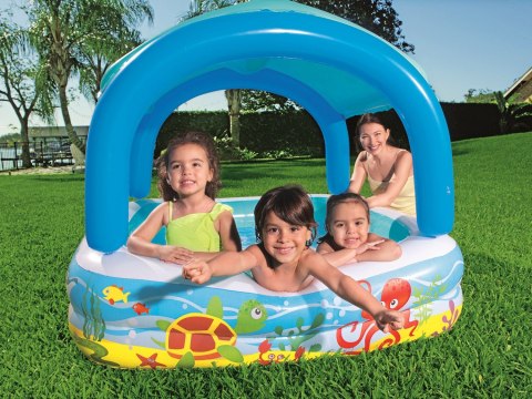 Basenik dla dzieci z daszkiem 140 x 140 x 114 cm Bestway 52192 Bestway Basenik dla dzieci z daszkiem 140 x 140 x 114 cm Bestway 52192 Bestway