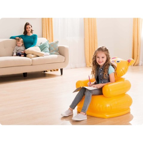 Fotel dmuchany dla dziecka Wesołe Zwierzęta 65 x 64 cm INTEX 68556 miś INTEX Fotel dmuchany dla dziecka Wesołe Zwierzęta 65 x 64 cm INTEX 68556 miś INTEX