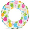 Koło do pływania trzy wzory 51 cm INTEX 59230 ananas INTEX