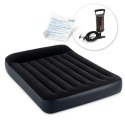 Materac dmuchany 191x137x25 cm z pompką tłokową INTEX 64142 INTEX