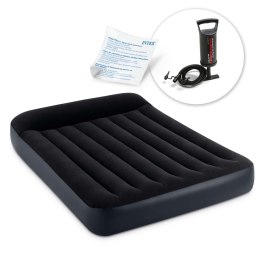 Materac dmuchany 191x137x25 cm z pompką tłokową INTEX 64142 INTEX