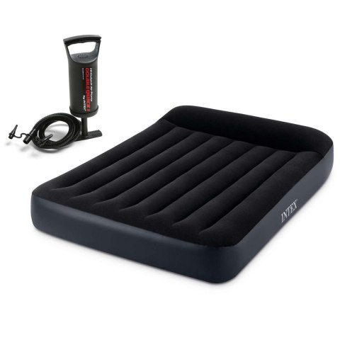 Materac dmuchany 191x137x25 cm z pompką tłokową INTEX 64142 INTEX Materac dmuchany 191x137x25 cm z pompką tłokową INTEX 64142 INTEX