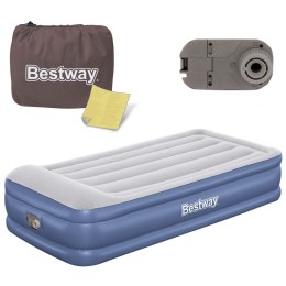 Materac dmuchany 191x97x46 cm z wbudowaną pompką elektryczną Bestway 67628 Bestway