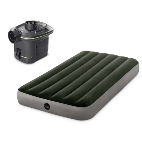 Materac dmuchany 191x99x25 cm z pompką elektryczną INTEX 64777 INTEX Materac dmuchany 191x99x25 cm z pompką elektryczną INTEX 64777 INTEX