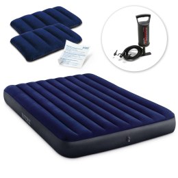 Materac dmuchany 203x152x25 cm z pompką tłokową INTEX 64765 INTEX