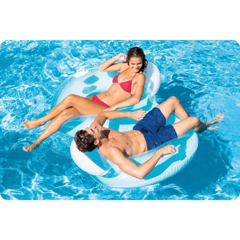 Podwójny pływający fotel 198 x 117 cm Intex 56800 INTEX Podwójny pływający fotel 198 x 117 cm Intex 56800 INTEX