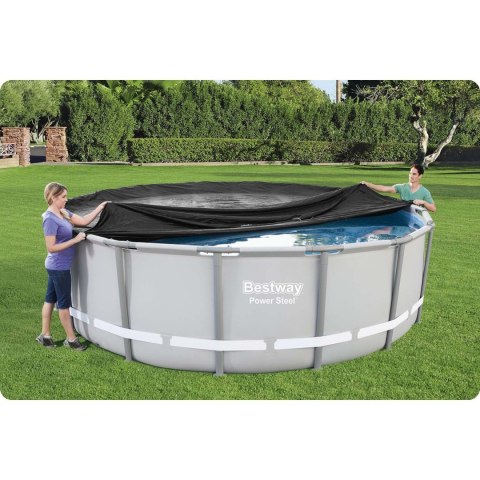 Pokrywa do basenu stelażowego 488 cm Bestway 58249 Bestway Pokrywa do basenu stelażowego 488 cm Bestway 58249 Bestway