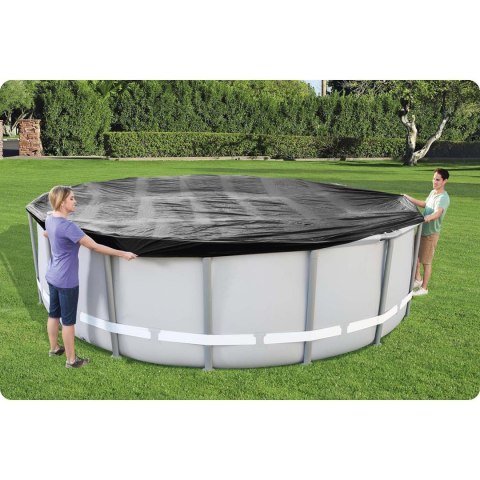 Pokrywa do basenu stelażowego 488 cm Bestway 58249 Bestway Pokrywa do basenu stelażowego 488 cm Bestway 58249 Bestway