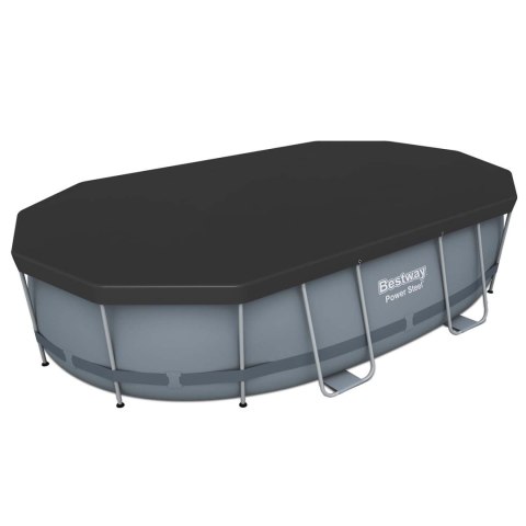 Pokrywa do basenu stelażowego owalnego 427 x 250 x 100 cm Bestway 58425 Bestway Pokrywa do basenu stelażowego owalnego 427 x 250 x 100 cm Bestway 58425 Bestway