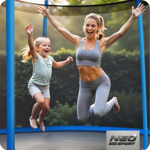 Trampolina ogrodowa 10ft/312cm z siatką wewnętrzną i drabinką Neo-Sport Trampolina ogrodowa 10ft/312cm z siatką wewnętrzną i drabinką Neo-Sport