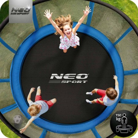 Trampolina ogrodowa 10ft/312cm z siatką zewnętrzną i drabinką Neo-Sport Trampolina ogrodowa 10ft/312cm z siatką zewnętrzną i drabinką Neo-Sport