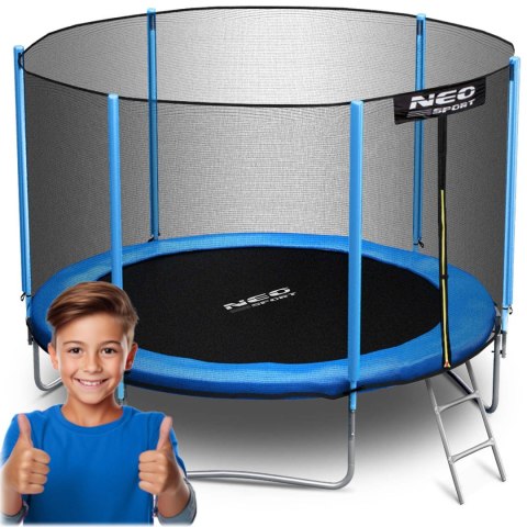 Trampolina ogrodowa 10ft/312cm z siatką zewnętrzną i drabinką Neo-Sport Trampolina ogrodowa 10ft/312cm z siatką zewnętrzną i drabinką Neo-Sport