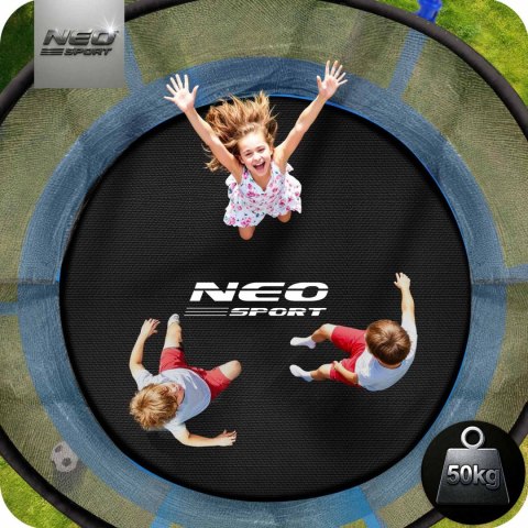 Trampolina ogrodowa 6ft/183cm z siatką wewnętrzną i drabinką Neo-Sport Trampolina ogrodowa 6ft/183cm z siatką wewnętrzną i drabinką Neo-Sport