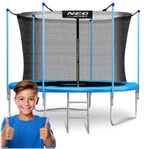 Trampolina ogrodowa 6ft/183cm z siatką wewnętrzną i drabinką Neo-Sport Trampolina ogrodowa 6ft/183cm z siatką wewnętrzną i drabinką Neo-Sport