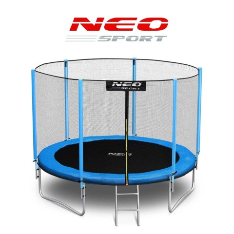 Trampolina ogrodowa 6ft/183cm z siatką zewnętrzną i drabinką Neo-Sport Neo-Sport Trampolina ogrodowa 6ft/183cm z siatką zewnętrzną i drabinką Neo-Sport Neo-Sport