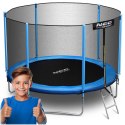 Trampolina ogrodowa 8ft/252cm siatka zewnętrzna i drabinką Neo-Sport