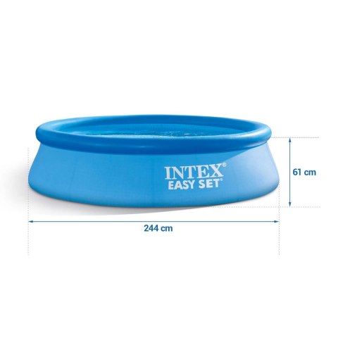 Basen ogrodowy rozporowy 244 x 61 cm INTEX 28108 INTEX Basen ogrodowy rozporowy 244 x 61 cm INTEX 28108 INTEX
