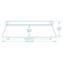 Basen ogrodowy rozporowy 305 x 66 cm Bestway 57456 Bestway